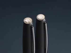 Parure de stylos avec pierre en Silex rayé 1284036